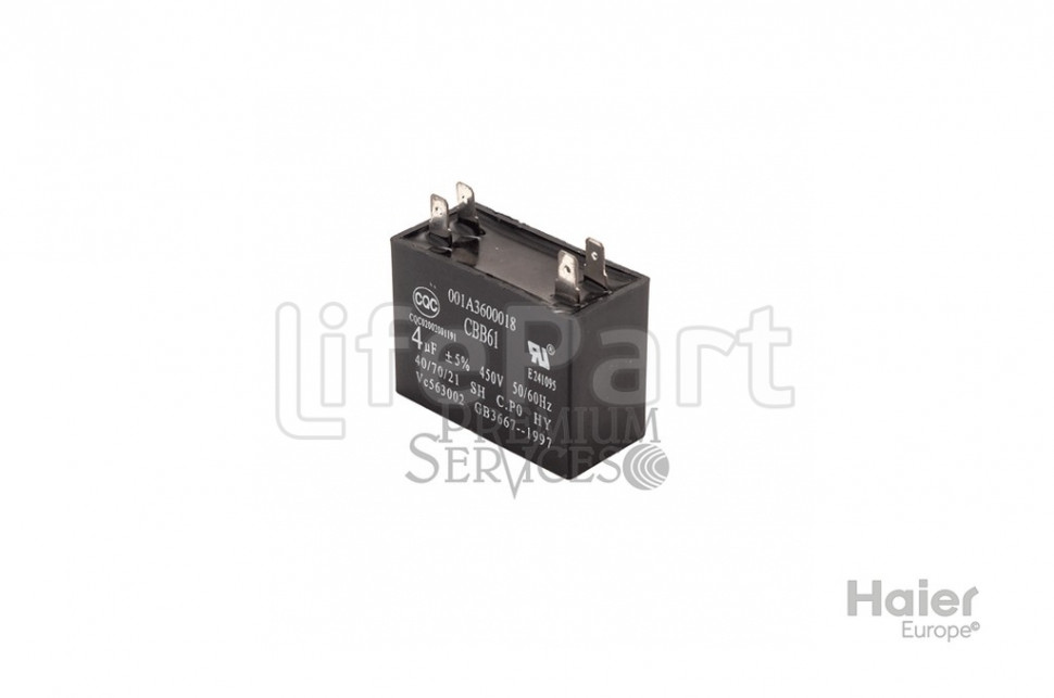 Конденсатор для вентилятора Haier 001A3600018