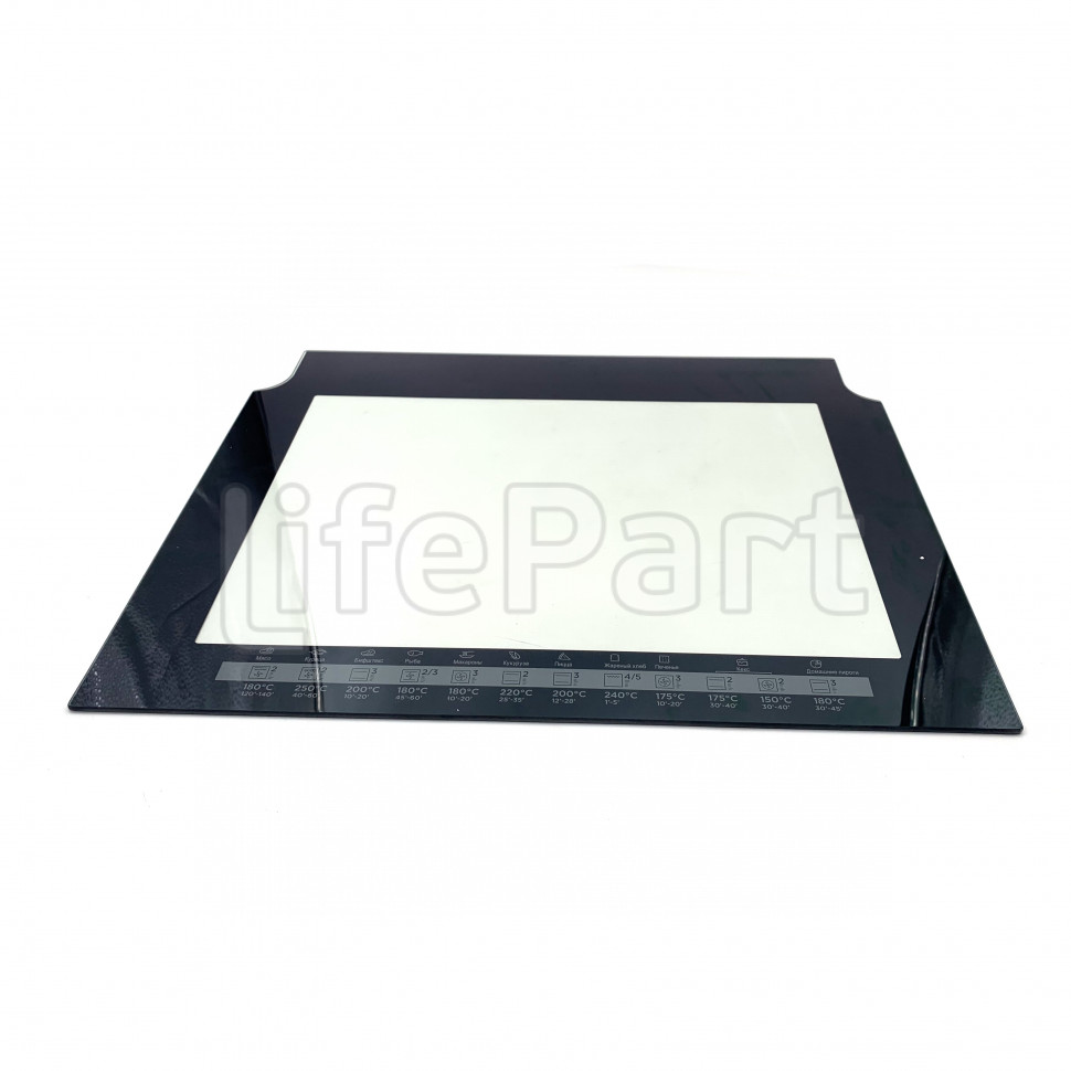 Стекло двери духового шкафа Midea 12571100A06497