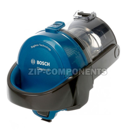 Циклонический контейнер для безмешковых пылесосов Cleann'n, 1.5 л, светло-голубой, в сборе Bosch 11029269