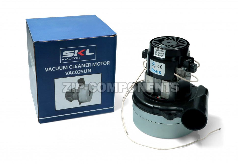 Двигатель пылесоса 1200W, H-180, D-144 SKL