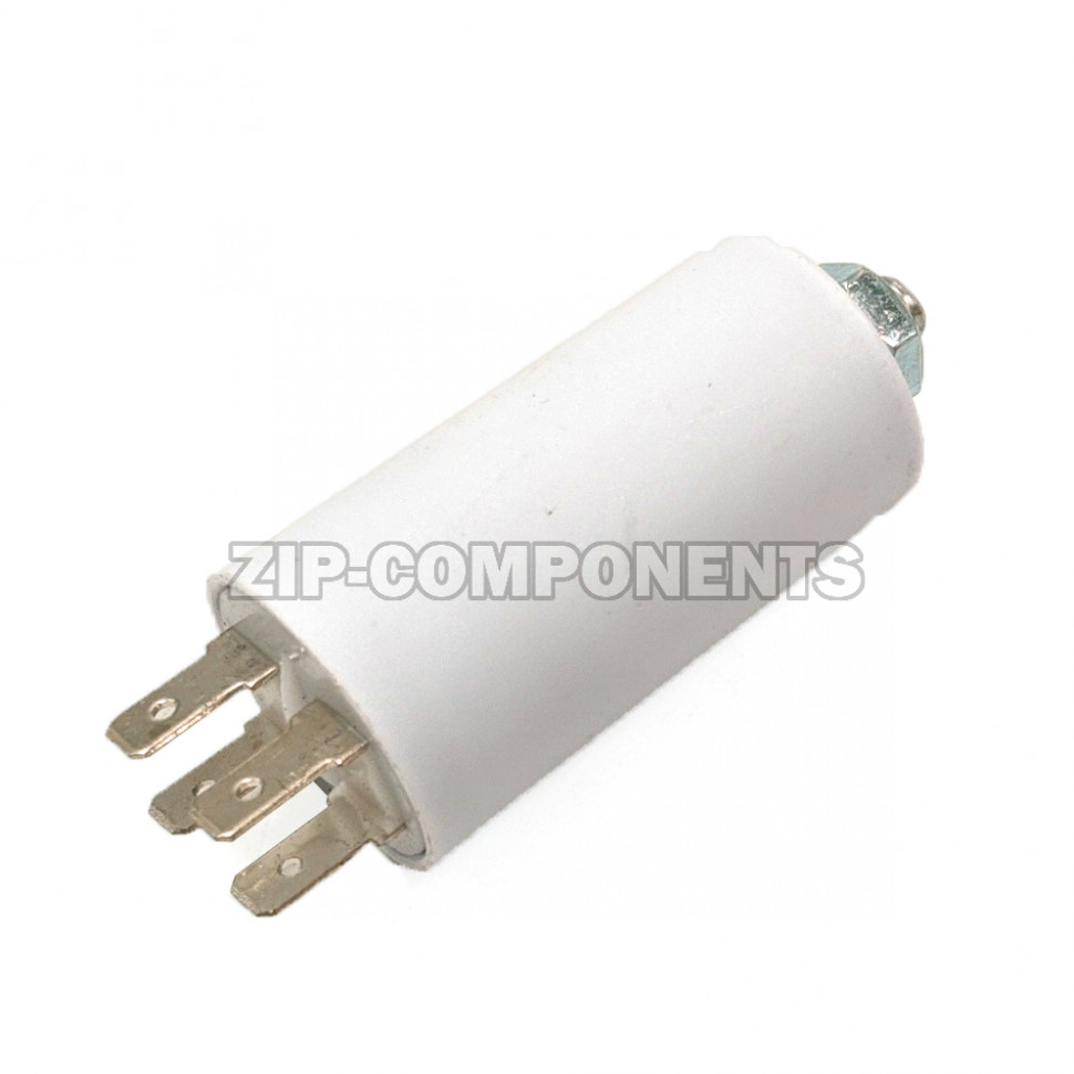 Конденсатор пусковой 10 мкФ, 450V, с креплением винт