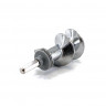 Шнек мясорубки Moulinex MS-0694706 короткий шток (L=113mm), шестигранник MM04W03