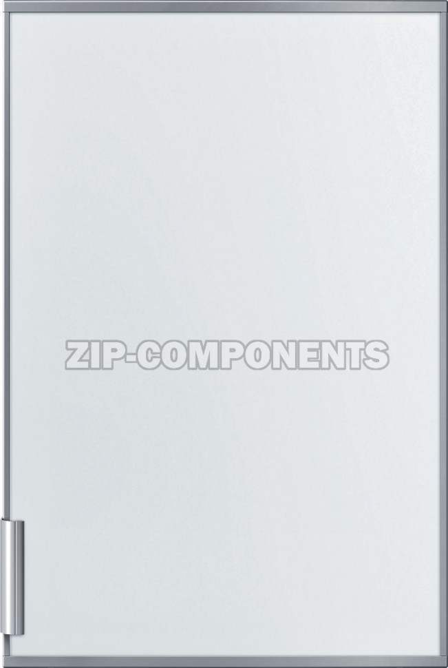 Дверной фронт с алюминиевой рамой и ручкой, для холодильников и, морозильников Bosch 00717171