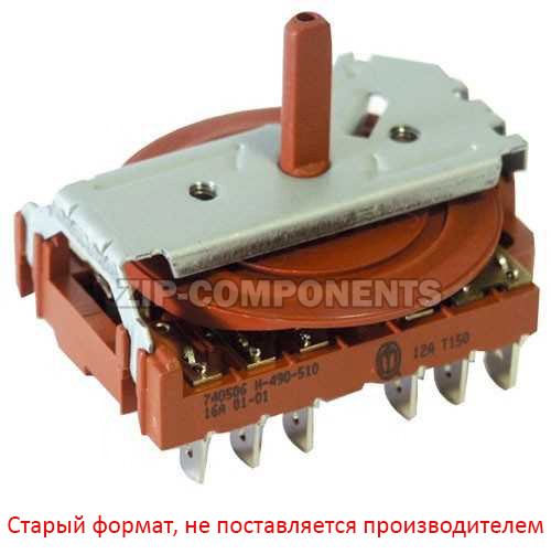 Переключатель духовки 6-поз. для плиты TEKA, KUPPERSBERG 7HE045 83140109, 3140109