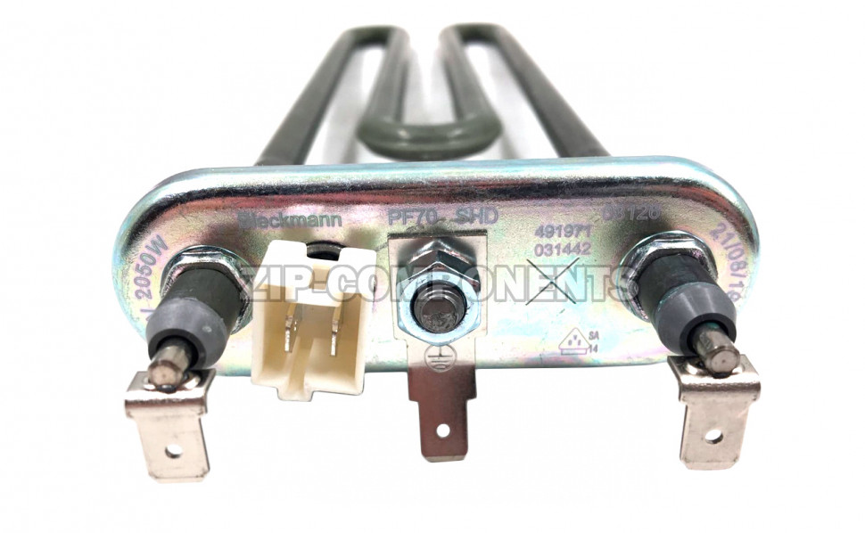 ТЭН 2050W (прям.с отв.L=235 +датчик) Whirlpool 484000008673 C00470753