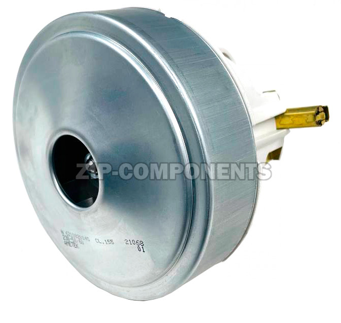 Мотор пылесоса моющий Ametek 1200W, H=121 mm, D=130mm