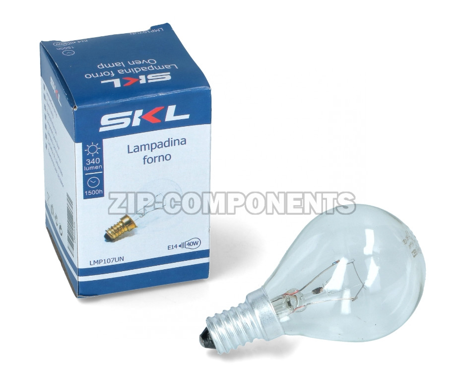 Лампа для духовки универсальная E14 40W 230V 300C SKL