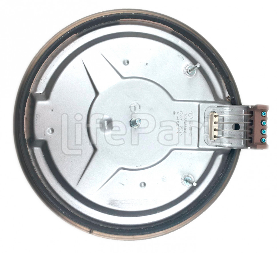 Электроконфорка для плиты 2600W D220MM EGO 18.22474.040 Indesit C00375550