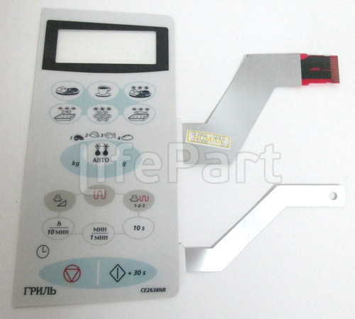 Сенсорная панель СВЧ SAMSUNG DE34-00132A CE2638NR