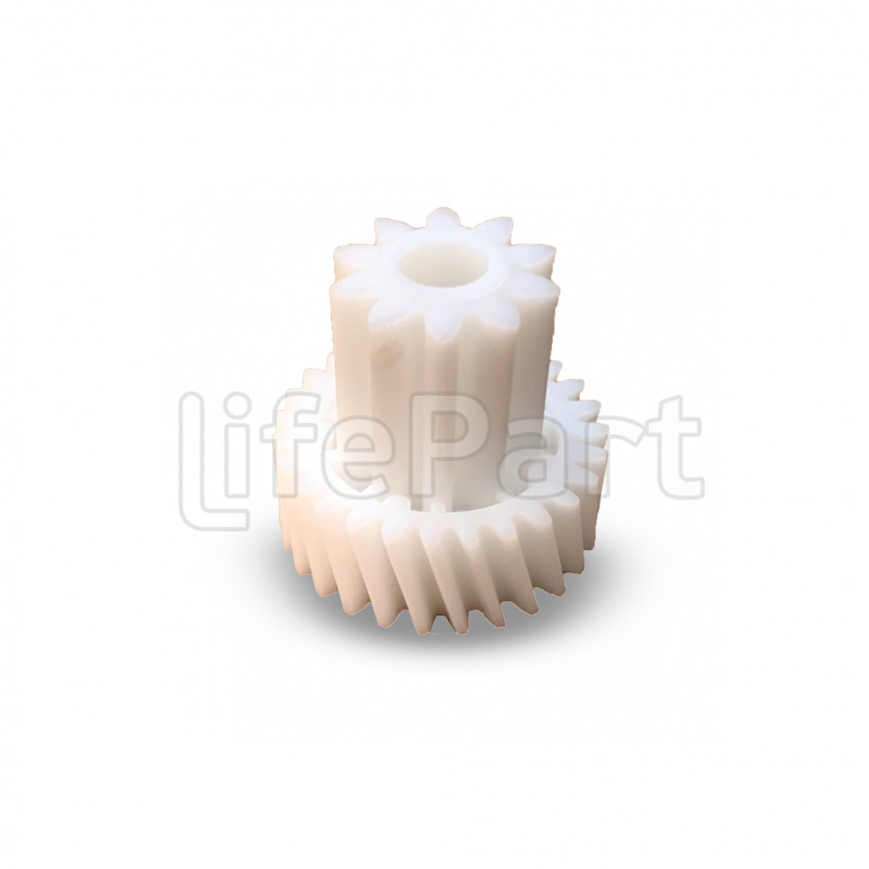 Шестеренка мясорубки Braun 4195 малая D49.5/31.5, H48/19, d12, z27/10кос/прям MM03W04