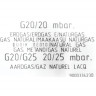 Комплект форсунок G20/20 мбар для газовой плиты Bosch 00635827