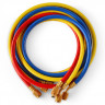 Набор шлангов 3шт 180см 500PSI (R12, R22, R502) DSZH CT-372RYB