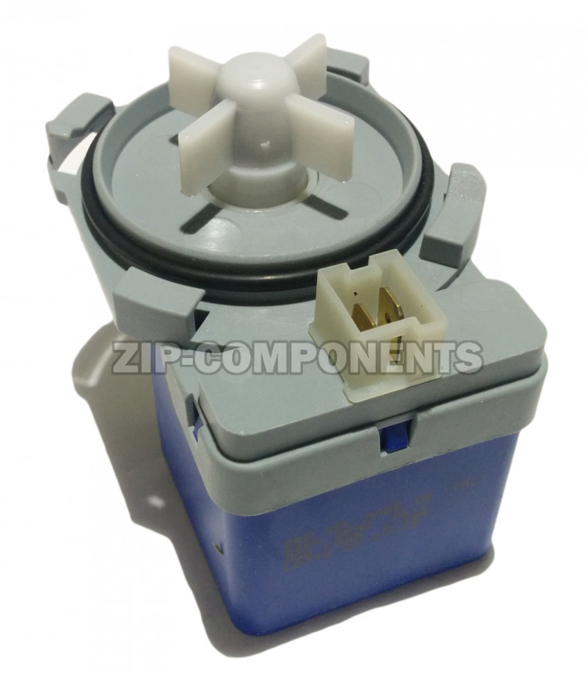 Помпа на 4 защелках, выводы в сторону крыльчатки, GRE, Bosch 142370