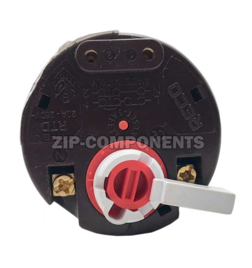 Термостат для водонагревателя 74-92C 20A, 250V 20A 269мм RECO