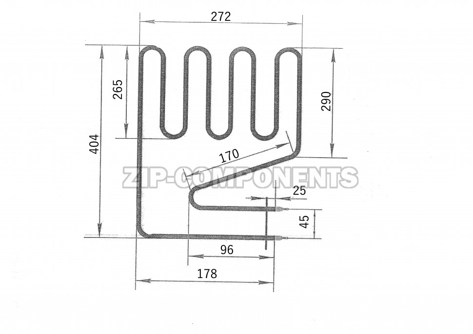 ТЭН для саун HARVIA ZSS-120 2000W 275 А 8/2,0 Т 220
