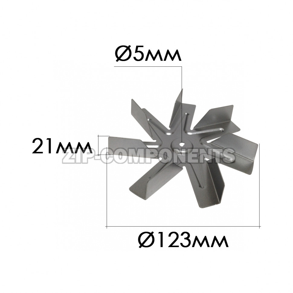 Крыльчатка вентилятора духовки Samsung DG67-00001C