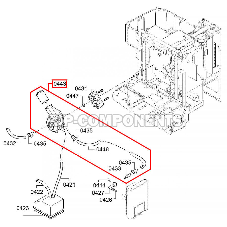 Клапан керамический для кофемашин Bosch 12006270