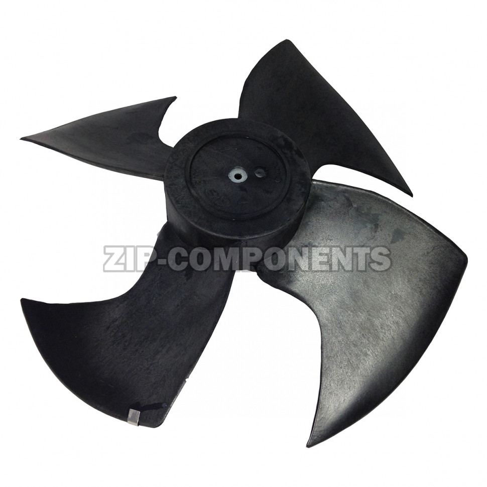 Крыльчатка внешнего блока сплит-системы D-400мм, Н-55мм, Отверстие (Н-6мм)