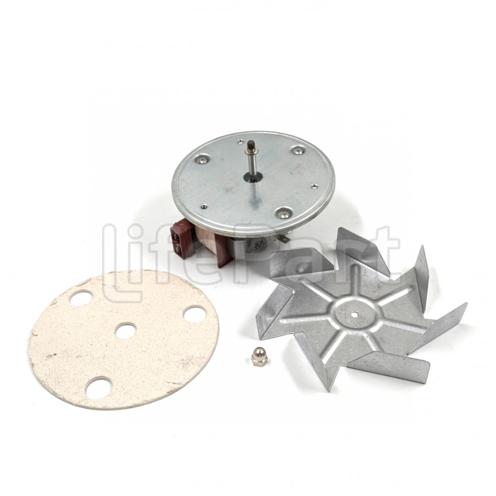Вентилятор обдува духовки 30w D145/25mm (шток14mm) CU2828 Indesit Ariston 104840